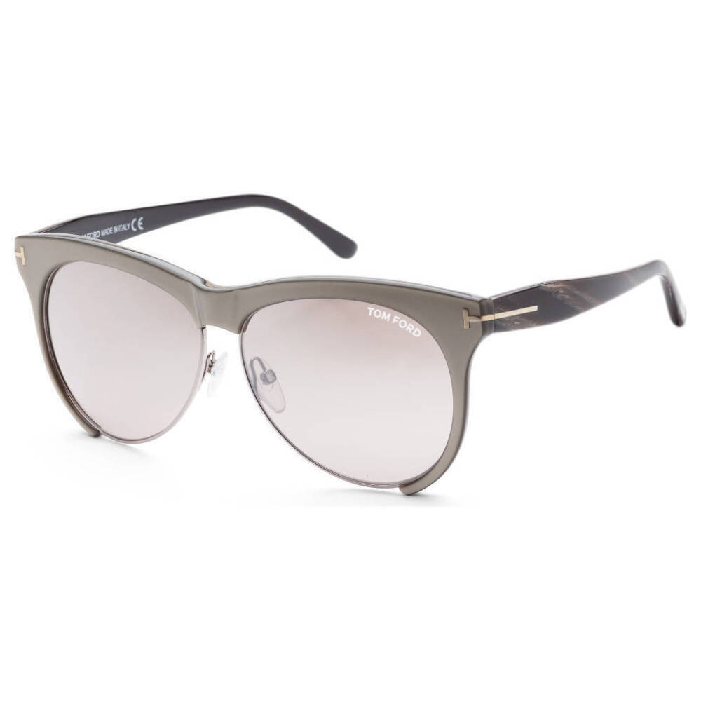 NWT Tom Ford FT0365 Silver Square 59mm Sunglasses